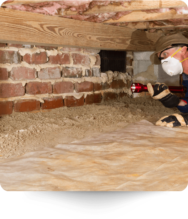 inspection of a home's crawl space